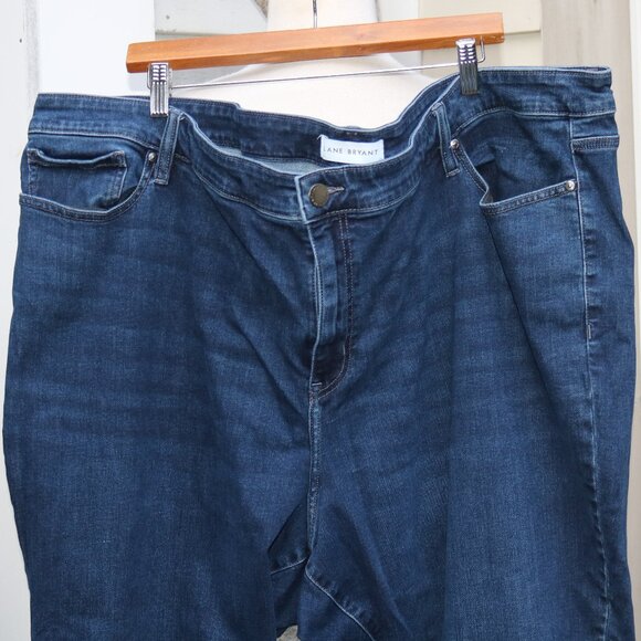 Lane Bryant Signature Fit Magic Waistband Mid-Rise Straight Jeans Sz 34/36 - Picture 2 of 6